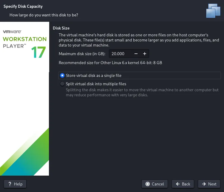 Disk Capacity