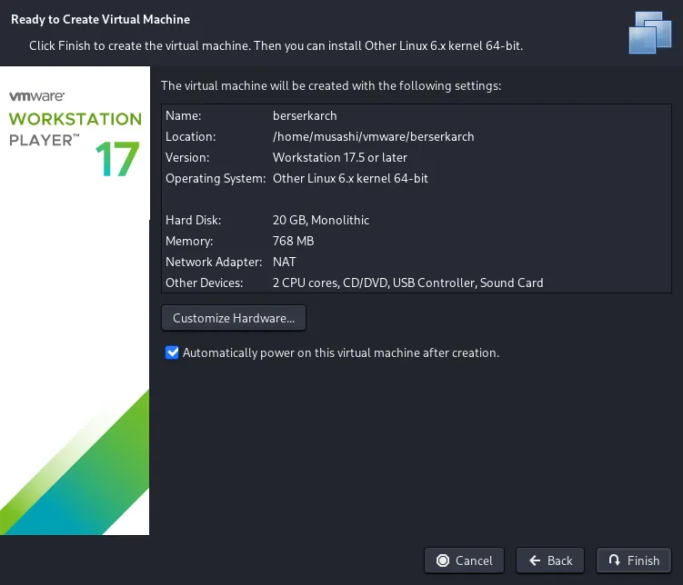 Customize Hardware
